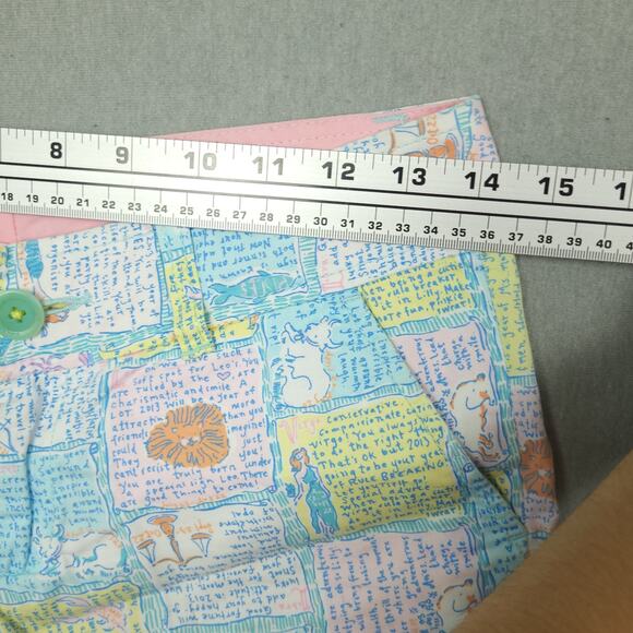Lilly Pulitzer Women's Written In The Stars Callahan Shorts Sz 00 Blue & Pink - Picture 6 of 8